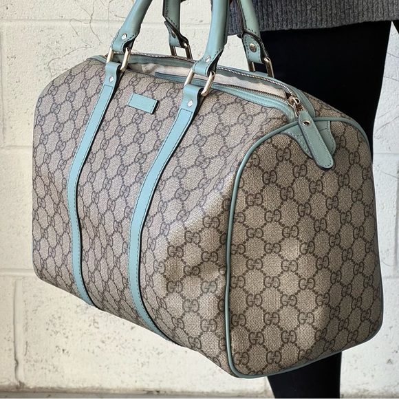 GUCCI BOSTON LEATHER BOWLING BAG - Picture 3 of 9